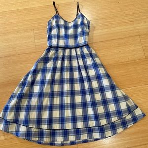 Frock Shop Plaid Dress Full Skirt NWT